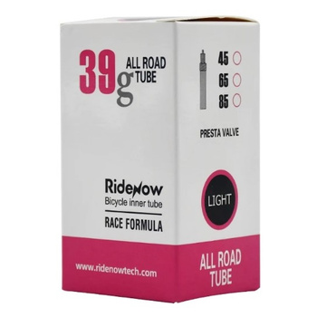 Dętka RideNow Light 39g Road - 700x28-38c SV 45mm
