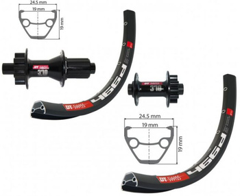 Koła 29" DT Swiss 370 12/15mm + DT Swiss 466D Disc 32H