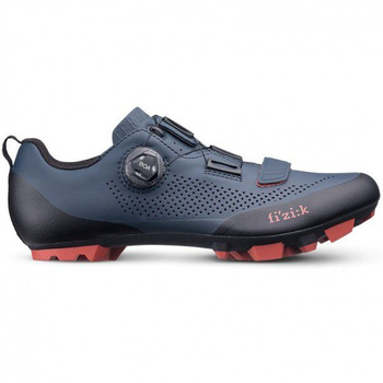 Buty Fizik Terra X5  MTB - ciemnoniebieskie/czerwone