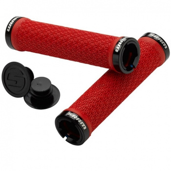 Chwyty SRAM Locking Grips 135mm czerwone