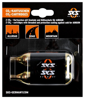 Naboje CO2 SKS z gwintem 2x16g do Airgun