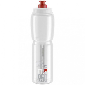 Bidon Elite Jet Clear 950ml czerwony