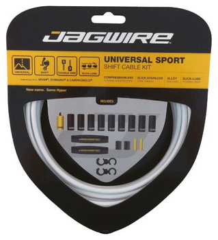 Zestaw przerzutkowy Jagwire Universal Sport biały