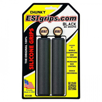 Chwyty ESI Grips Chunky czarne