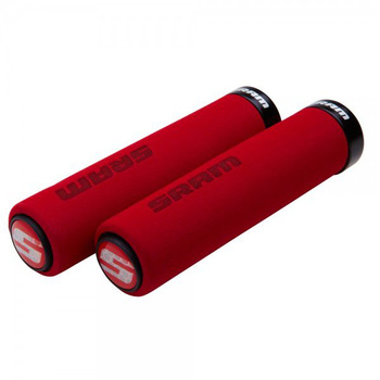 Chwyty SRAM Foam Locking Grips 129mm czerwone