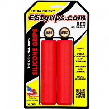 Chwyty ESI Grips Extra Chunky czerwone