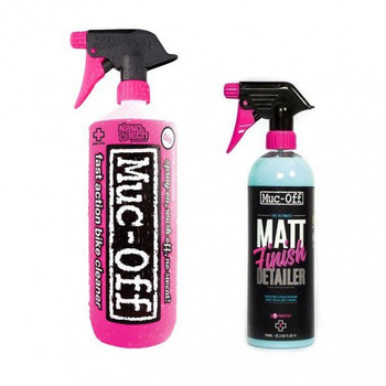 Zestaw Muc-Off 1l Bike Cleaner + 0,25l Matt Finisher Detailer