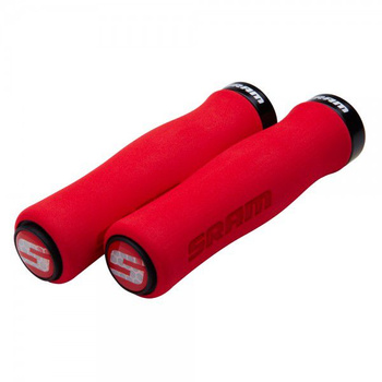 Chwyty SRAM Contour Foam Locking Grips 129mm czerwone