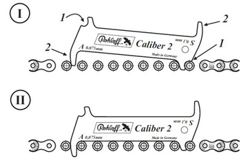 Miernik zużycia łańcucha Rohloff Caliber 2