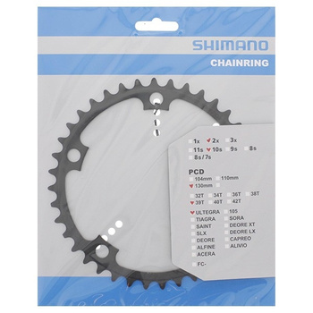 Zębatka Shimano Ultegra FC-6601G 39T 130mm szara