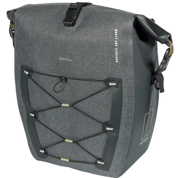 Sakwa rowerowa Basil Navigator Storm Single Bag L szara