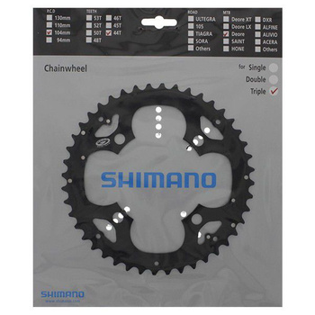 Zębatka Shimano Deore FC-M590/M532/M530 44T 104mm do osłony łańcucha czarna