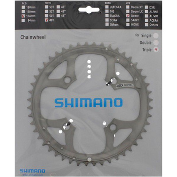 Zębatka Shimano Deore FC-M510 48T 104mm srebrna