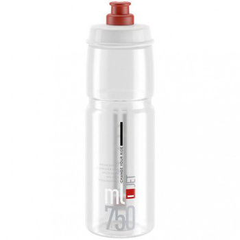 Bidon Elite Jet Clear 750ml czerwony