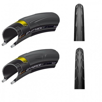 Zestaw 2x Continental Grand Prix Attack & Force III 700x23/25C