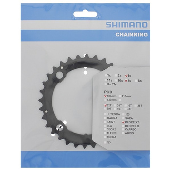 Zębatka Shimano Deore XT FC-M760 32T 104mm czarna